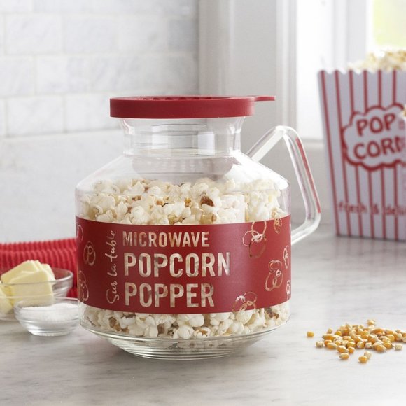glass popcorn maker microwave